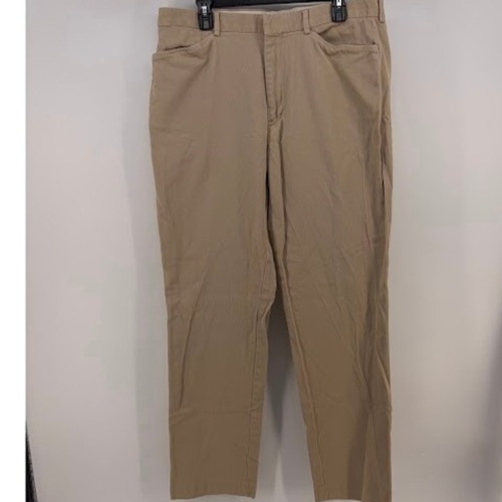 Polo by Ralph Lauren Khaki Pants Mens 36x32 Tan casual Chino Trousers‎ - Picture 7 of 10